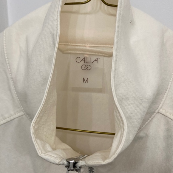 CALIA Off-White Zip-Up Jacket/ New Condition ❗️ - Picture 3 of 6